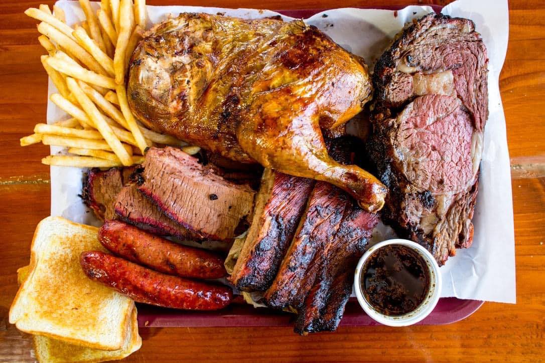 Smoking Joe's BBQ restaurant in Davis Oklahoma brisket and ribs