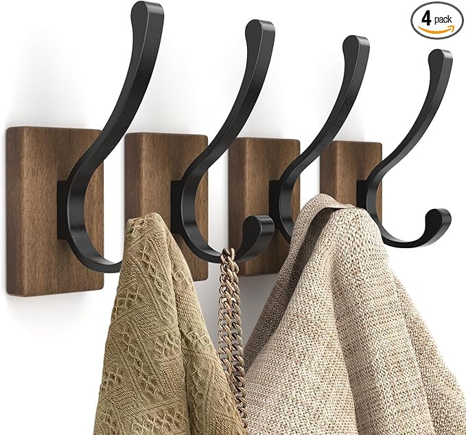 Wood & Metal Wall Hooks